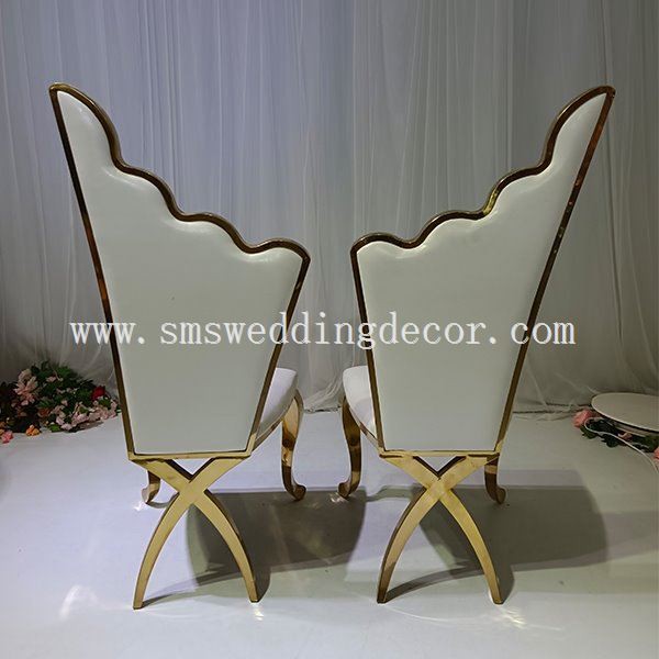 leather high back dining chair