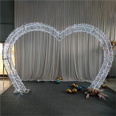 結婚式のハートの背景