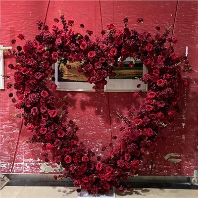 ハート型フラワーアーチ