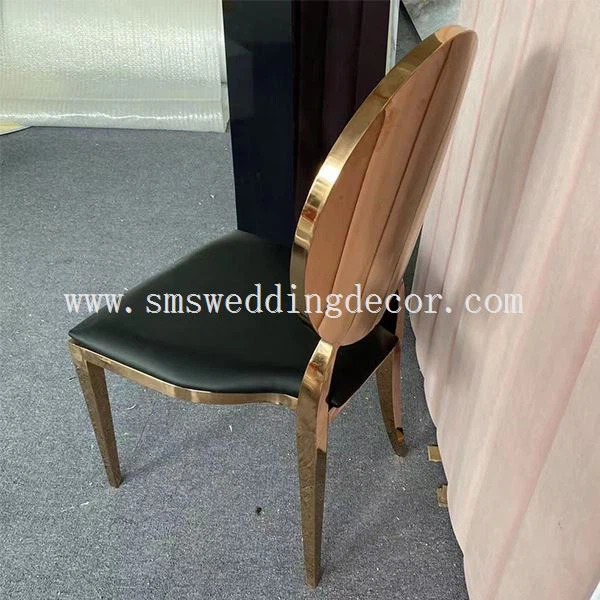 stainless steel chair with cushion