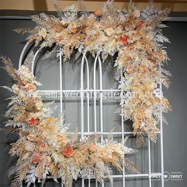 wedding arch corner swag