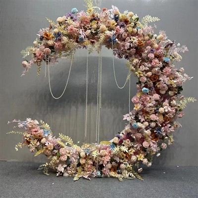 花のアーチ装飾