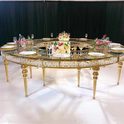 ハーフムーンスイートハートテーブル