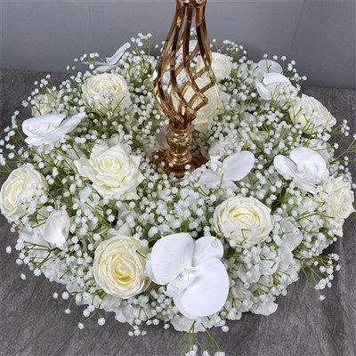 シルクフラワーリース